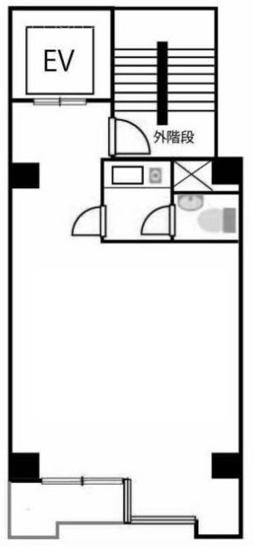 よしむらビル5F 間取り図