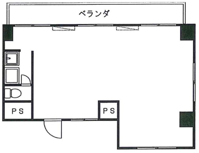 ハイツ横浜ビル301 間取り図