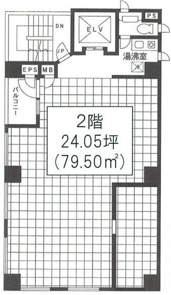 エム・エム・エスビル2F 間取り図