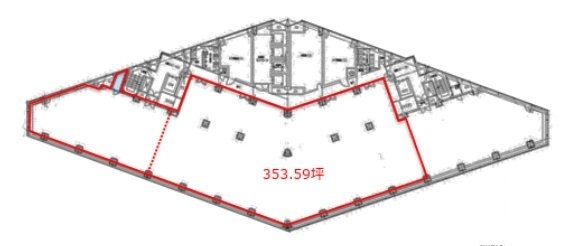 西新宿プライムスクエア13F 間取り図
