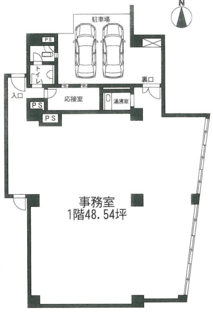 ライジングプラザビル1F 間取り図