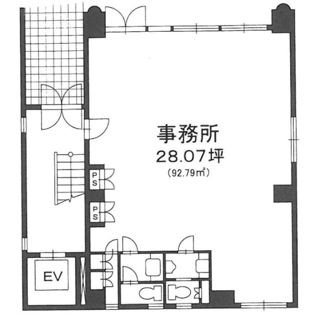 飯田橋三喜ビル1F 間取り図