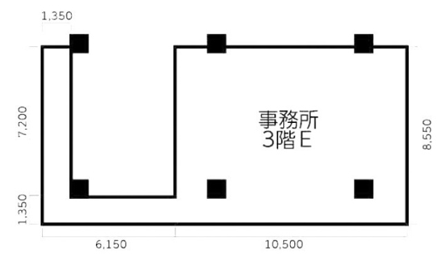 中村ビルE 間取り図