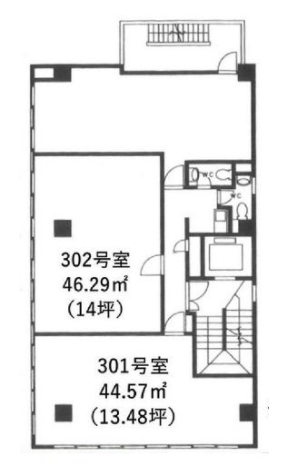 東和神田ビル302 間取り図