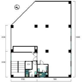 リビングライフ大崎ビル2F 間取り図