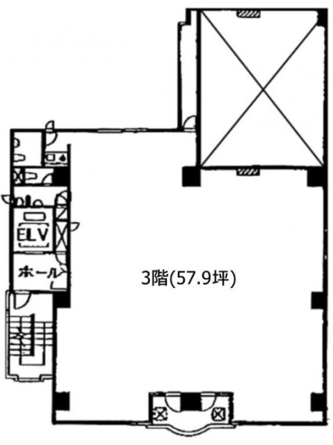 久保田ビル3F 間取り図