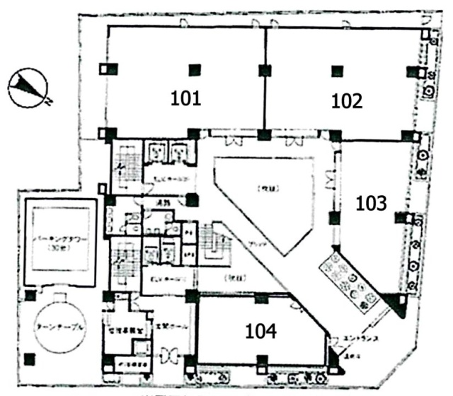 TK関内プラザ104 間取り図