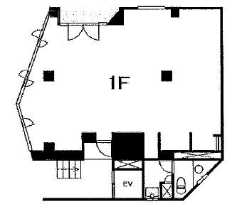 恵比寿AHビル1F 間取り図