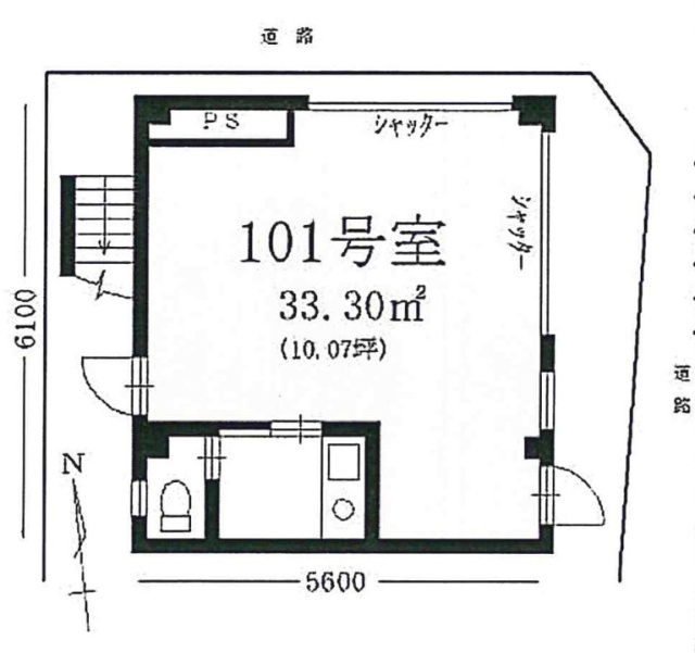 コリーヌ吉野101 間取り図