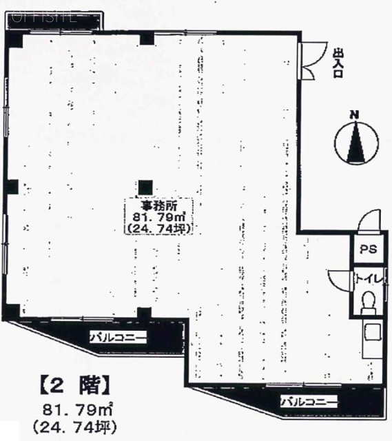 石田ビル2F 間取り図