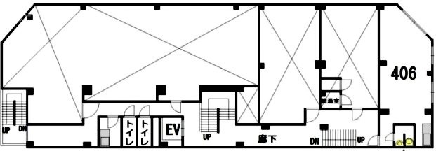 ホリグチビル406 間取り図