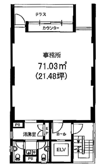 松晃ビル2F 間取り図