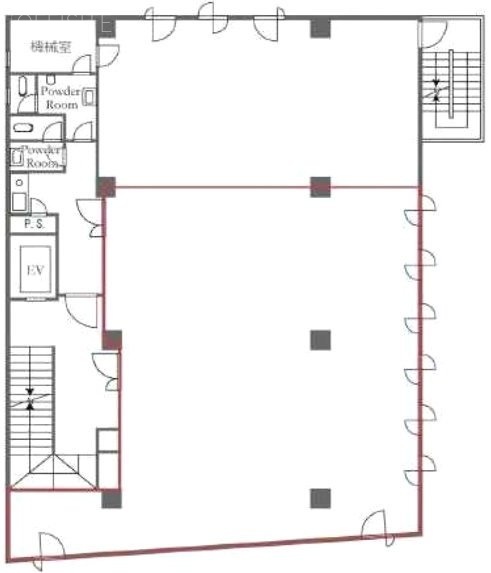 I.S.Eビル501 間取り図