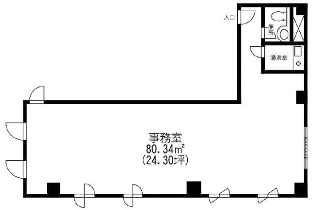 横浜ウエストビル303 間取り図