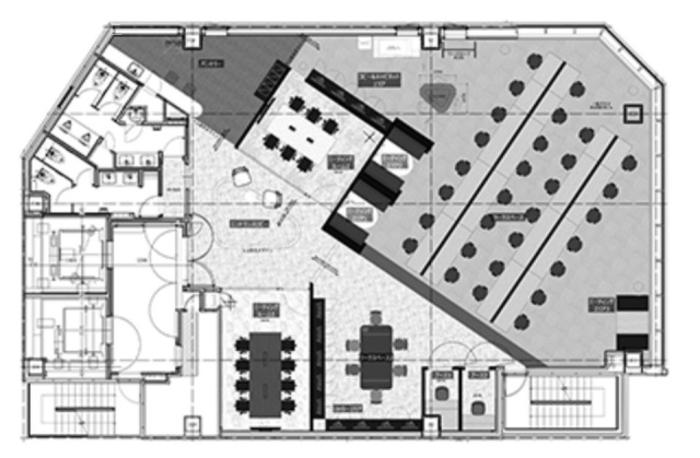 PMO新橋Ⅱ4F 間取り図