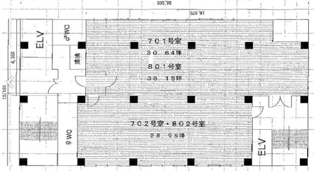 キャビックビル802 間取り図