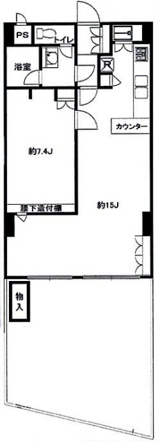 ライオンズマンション平河町1F 間取り図