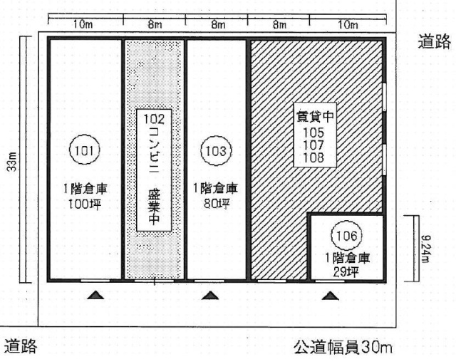 松岡品川埠頭ビル1F 間取り図