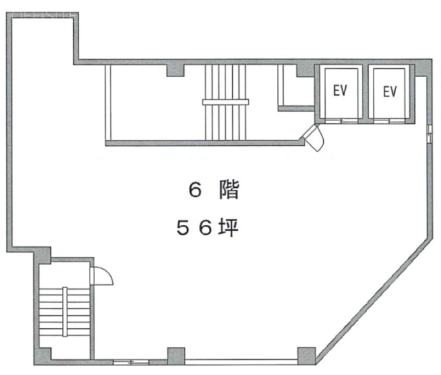 新小岩プラザビル6F 間取り図