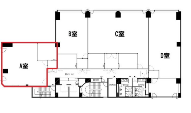 FRAME日本橋A 間取り図