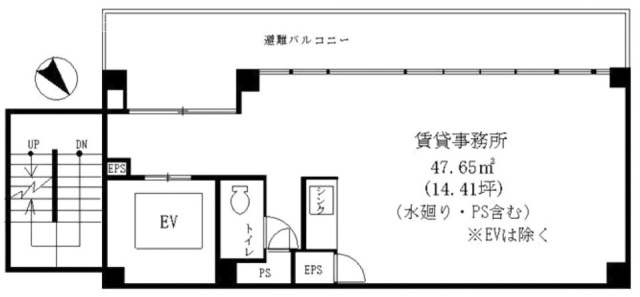 渋谷MJⅡビル5F 間取り図