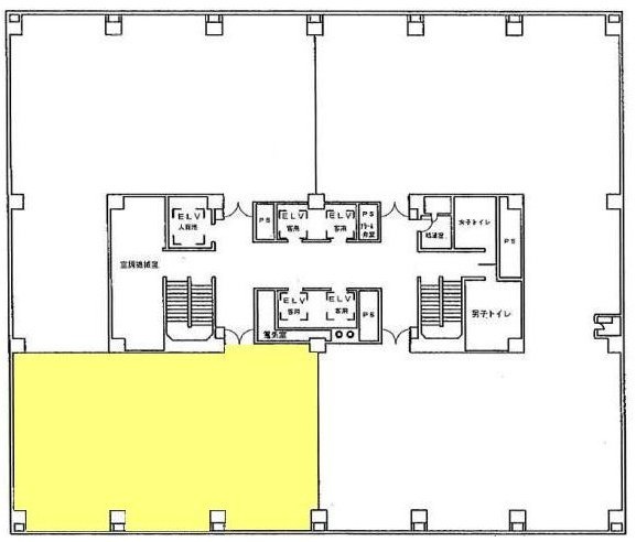 コンワビル6F 間取り図