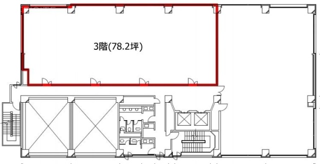 大樹生命新大橋ビル3F 間取り図