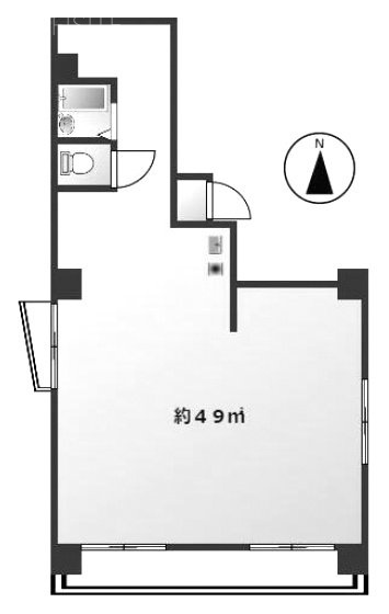 マーサ恵比寿501 間取り図