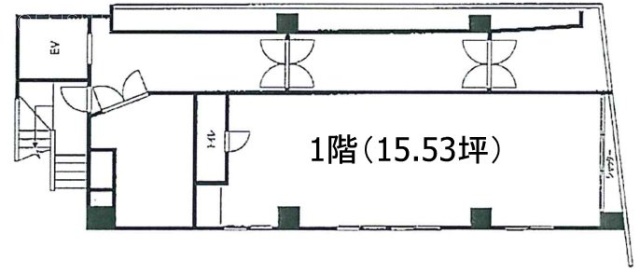 ストーク湊町1F 間取り図