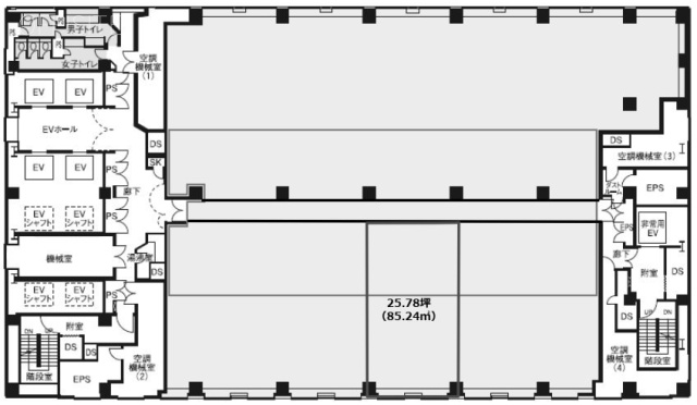 シーフォートスクエアセンタービル14F 間取り図