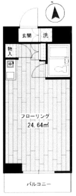 藤和高田馬場コープⅡ402 間取り図