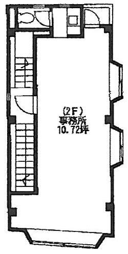 平岡ビル2F 間取り図