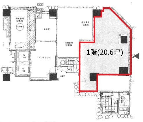 KOJIMACHI TERRACE1F 間取り図