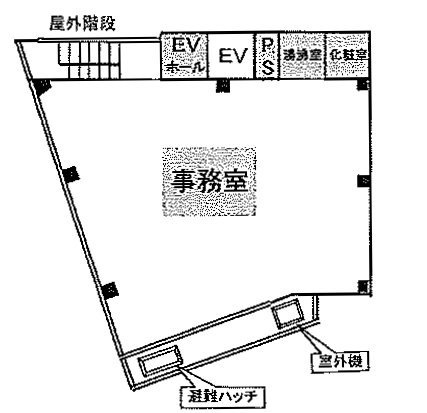 A・Plaza御茶ノ水ビル3F 間取り図