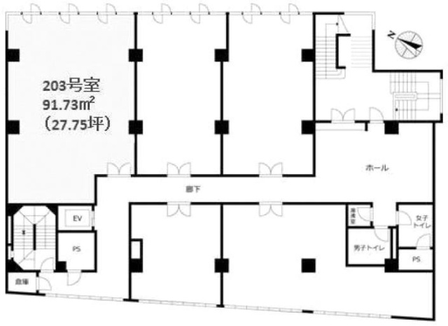 目黒西口マンション2号館203 間取り図