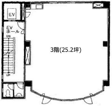 九段サウスビル3F 間取り図