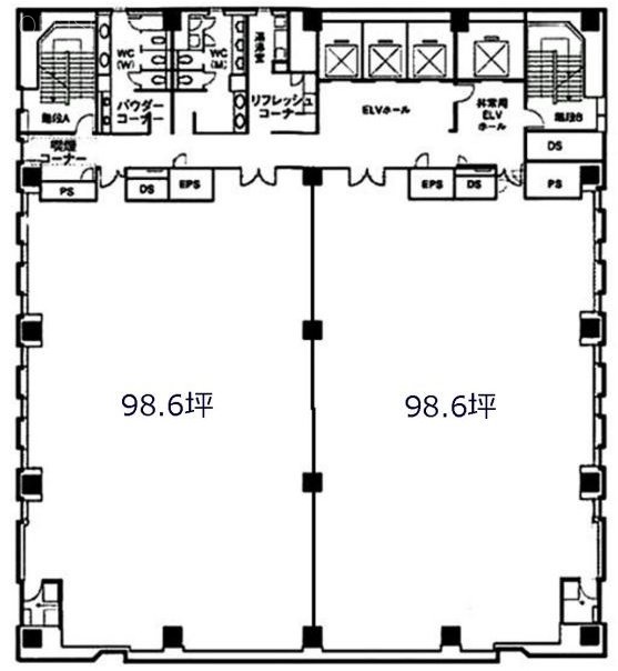 友泉新横浜ビル9F 間取り図