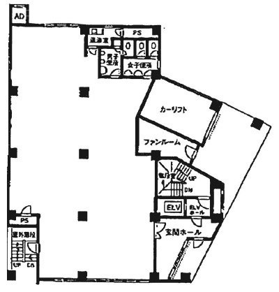 湯島三友ビル1F 間取り図