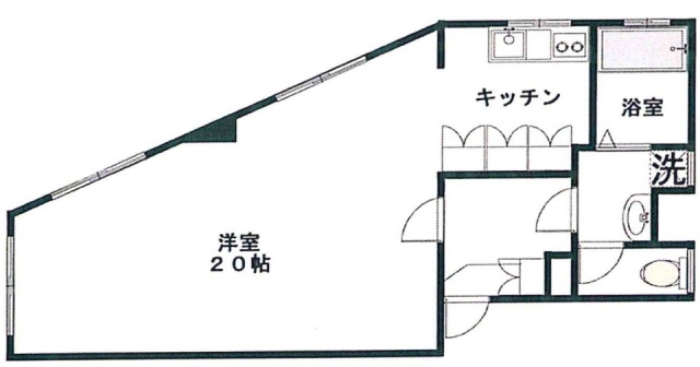 アイロン広尾ビル4F 間取り図