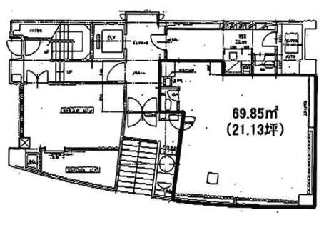 ランディック原宿ビル1F 間取り図