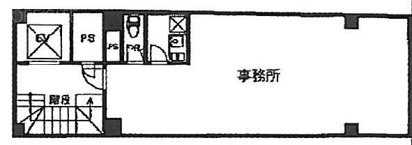 川木ビル5F 間取り図