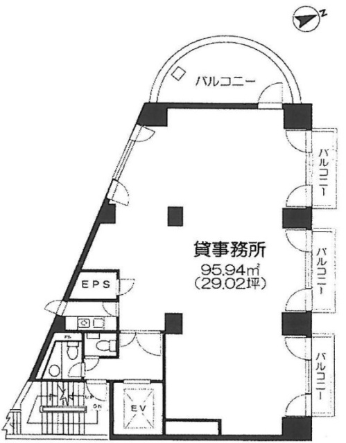 Daieishaビル5F 間取り図