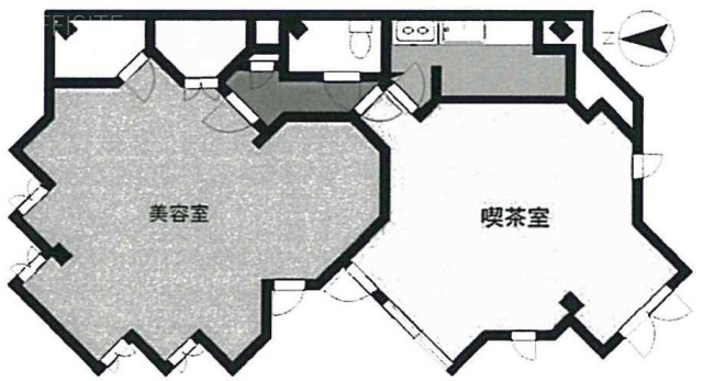 渋谷ビル1F 間取り図