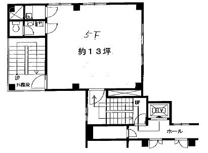 森ビル新館 間取り図