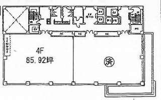 TDS三田ビル4F 間取り図