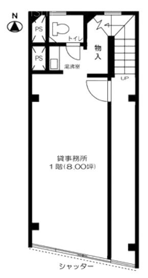 大久保ビル1F 間取り図