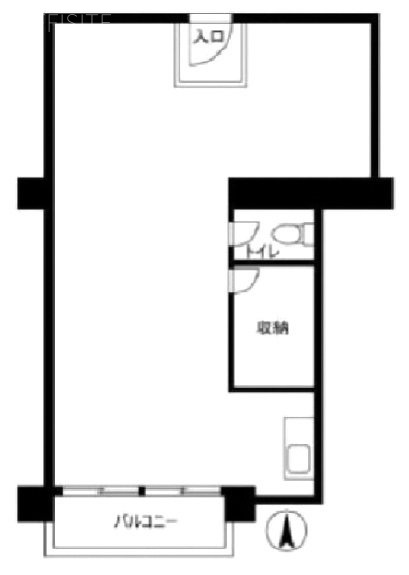 赤坂中央マンション102 間取り図
