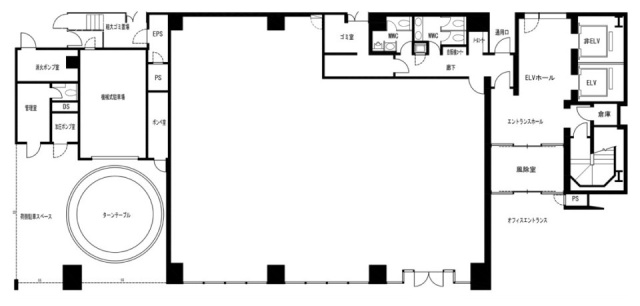 京阪大手町ビル1F 間取り図