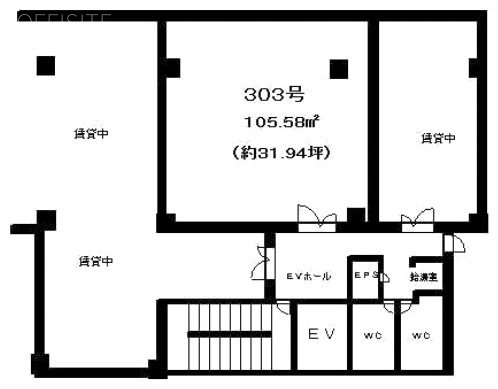 大森センタービル303 間取り図