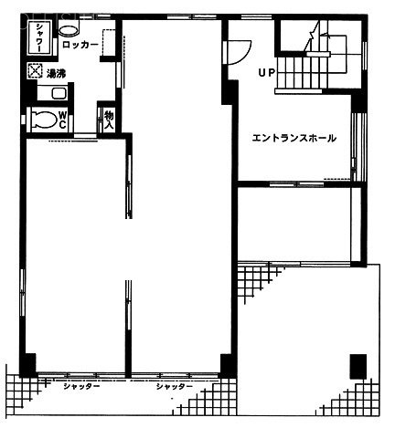 フォンテーヌⅤビル1F 間取り図